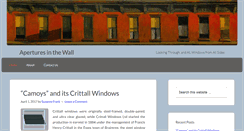 Desktop Screenshot of aperturesinthewall.org